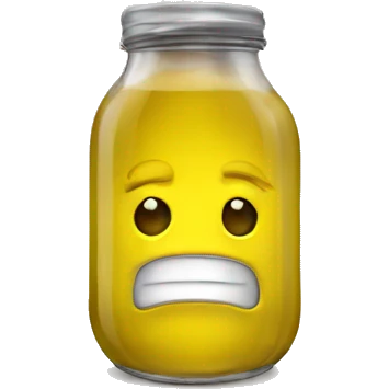 jar with yellow liquid emoji