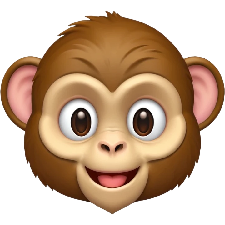 Monkey in love emoji