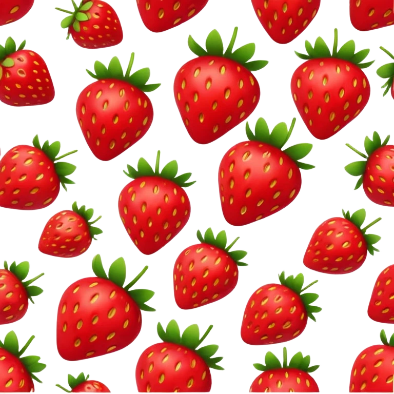 Strawberries emoji