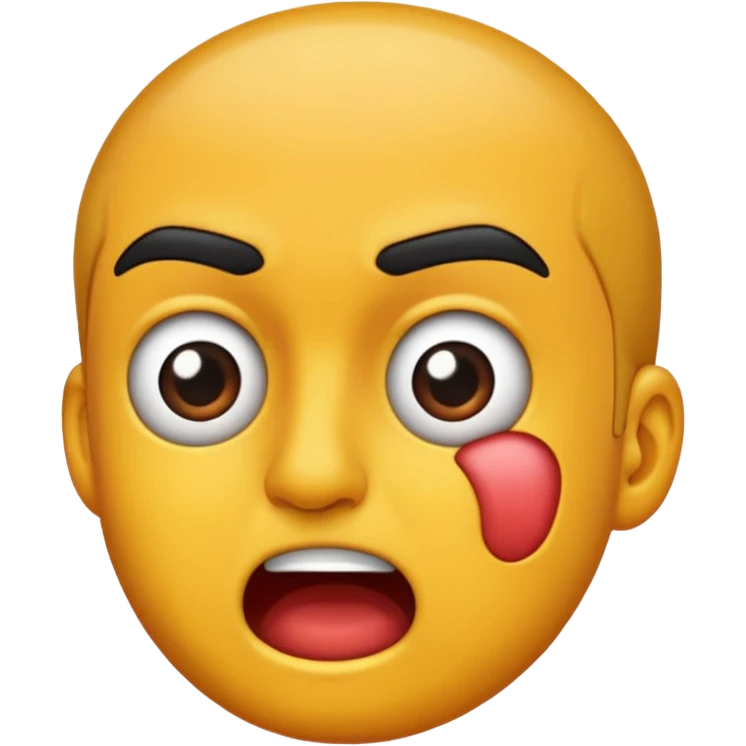 Getting Punched in the face emoji
