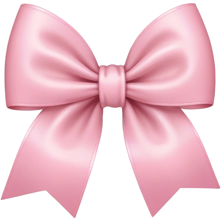 coquette light pink bow  emoji