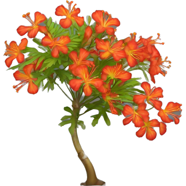 Le flamboyant - Delonix regia emoji