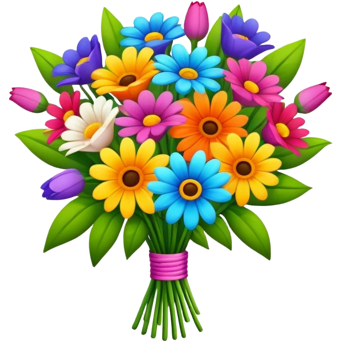 Ramo de flores emoji