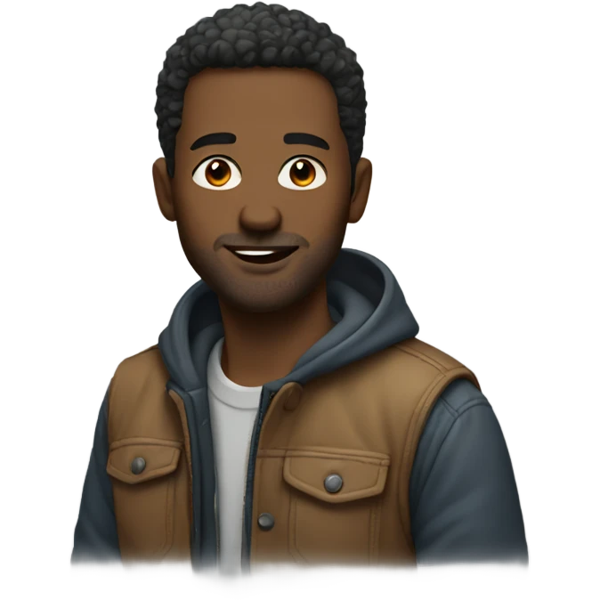 casual portrait of a man emoji