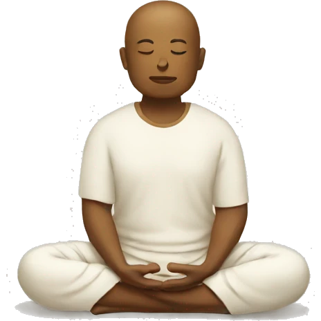 meditation emoji
