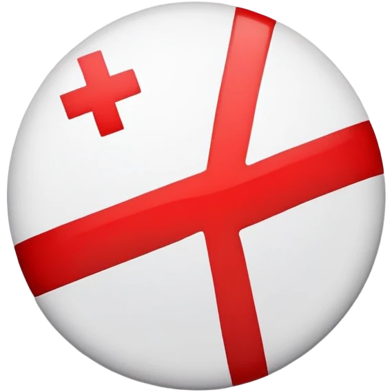 Red Cross medical symbol on white background emoji