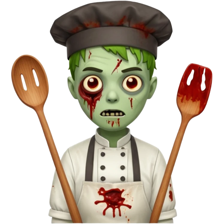 Aşçı zombi emoji