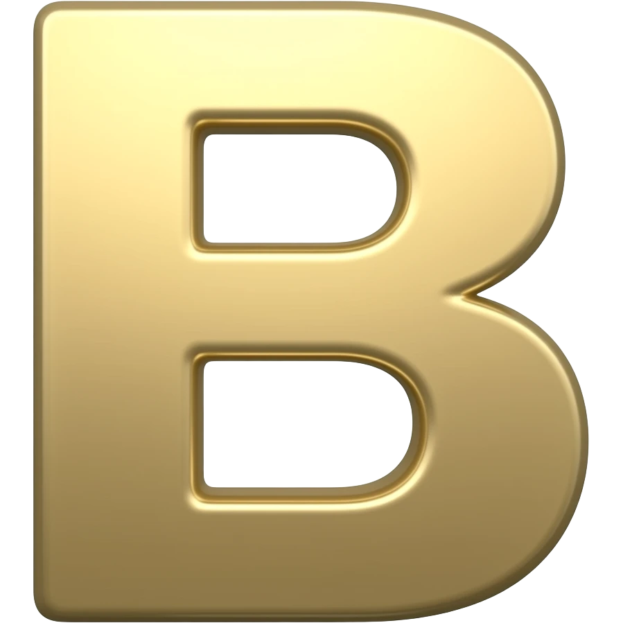 Letter B emoji