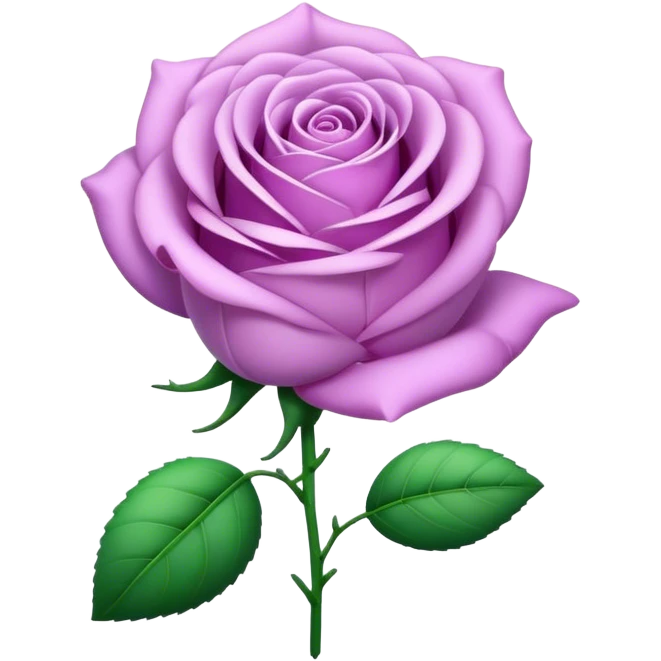 Lavender rose emoji