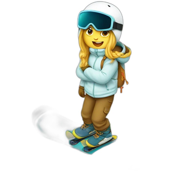 snowboarding emoji
