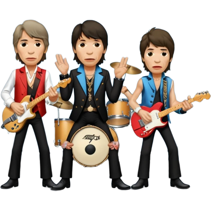 The Rolling Stones emoji