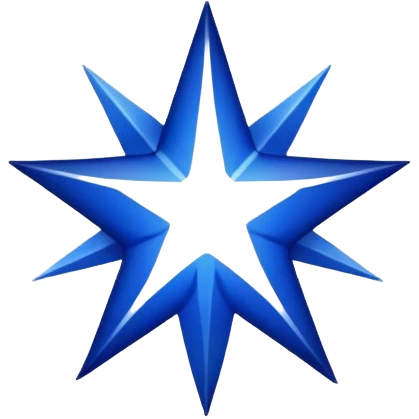 dark blue element star emoji