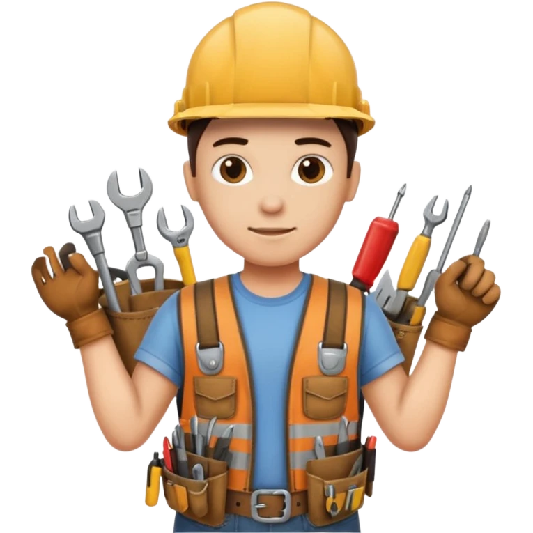 Repairs and Maintenance, tools belt emoji
