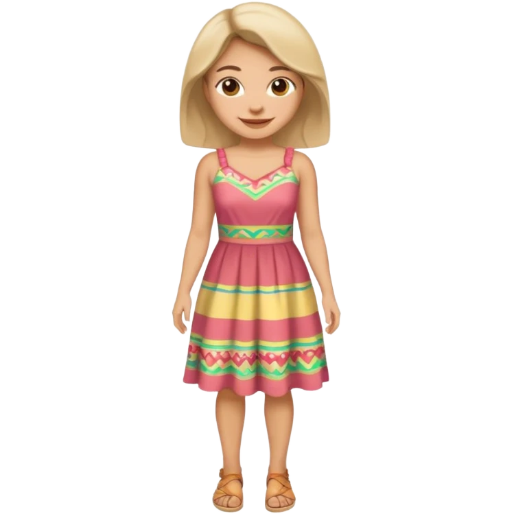 attractive full body light-skin latina  emoji