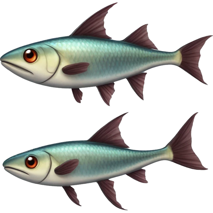 The Exocoetidae flying fish emoji