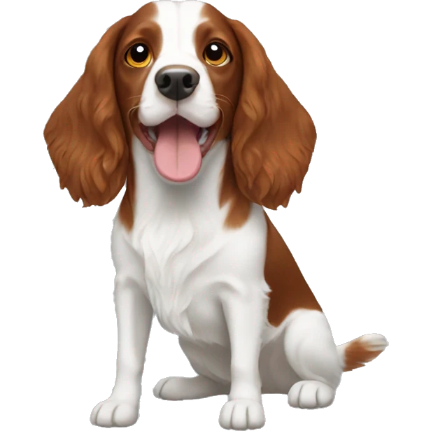 Brittany spaniel dog emoji