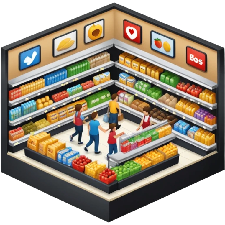 supermarket business emoji