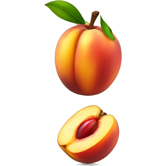 Nectarine emoji