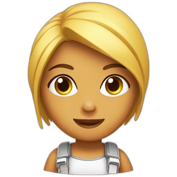Chica PinyPon científica  emoji