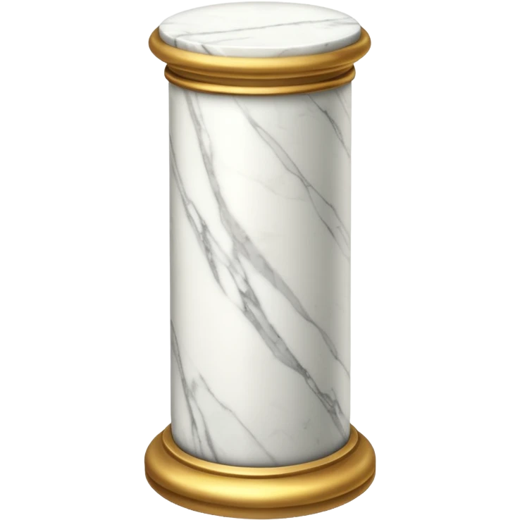 White marble pillar emoji