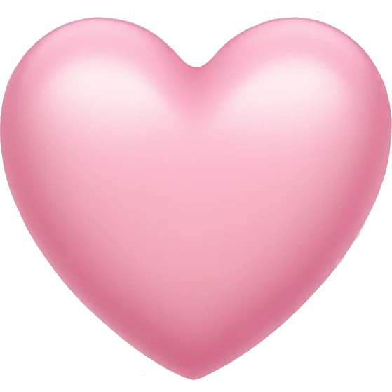 light pink heart emoji