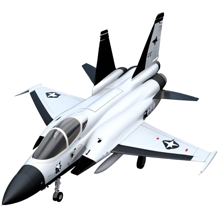 Jet Trainer - T-38 Talon - Northrop Grumman (Model Year: 2021) (Iconic colour: White and black) emoji