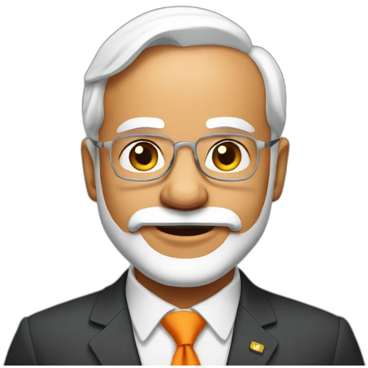 modi with smirk emoji