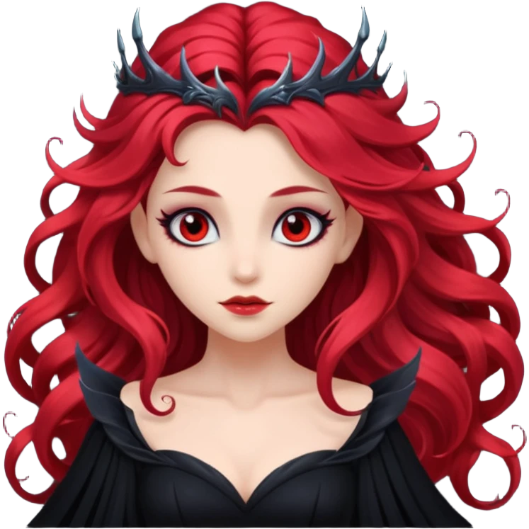 Dark fairy queen – Black gown, red eyes


























 emoji