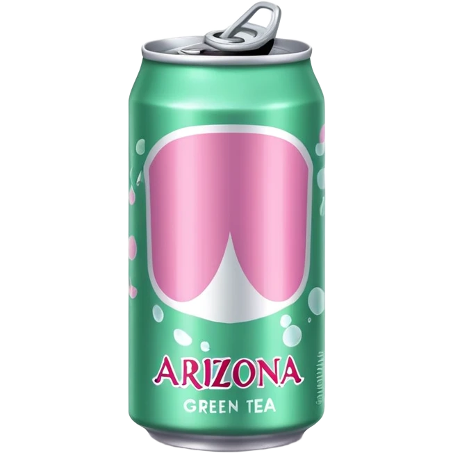 Arizona Green Tea soda can emoji