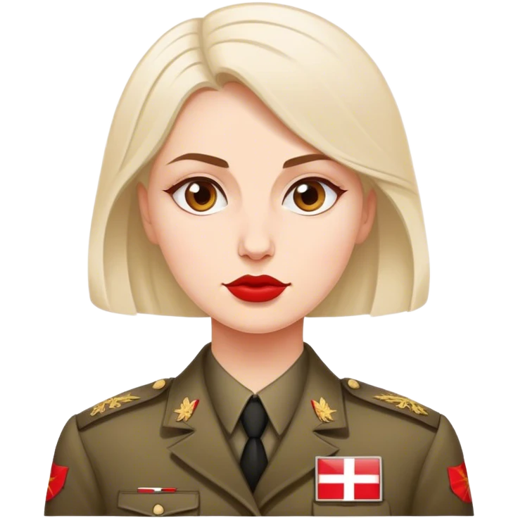 patriot polish european woman simple patriot politician modern fascist emoji