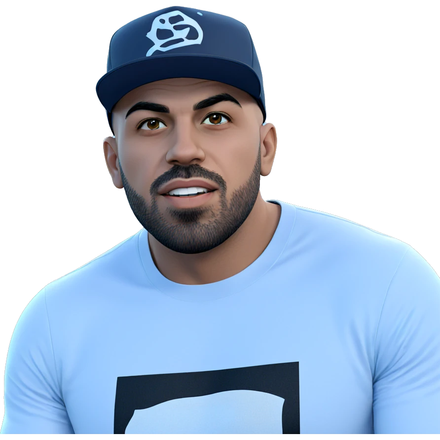 male portrait by the ocean emoji