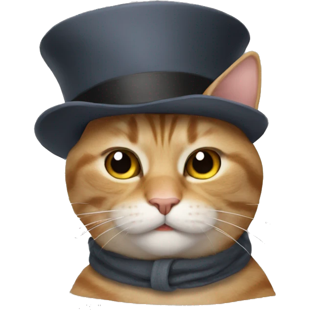 Cat in a hat emoji
