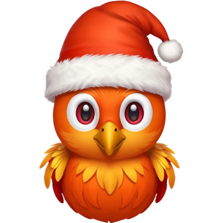 Phoenix , Christmas hat  emoji