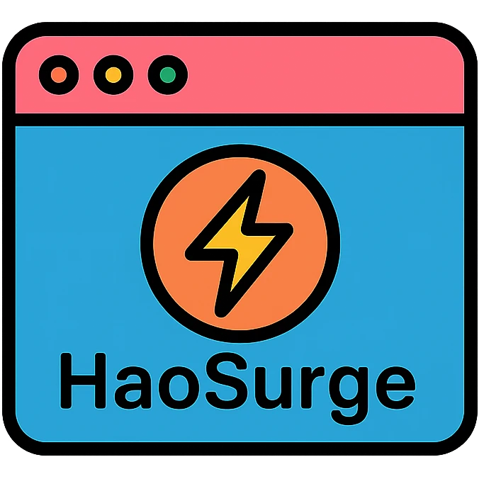 HaoSurge smart browser, icon emoji