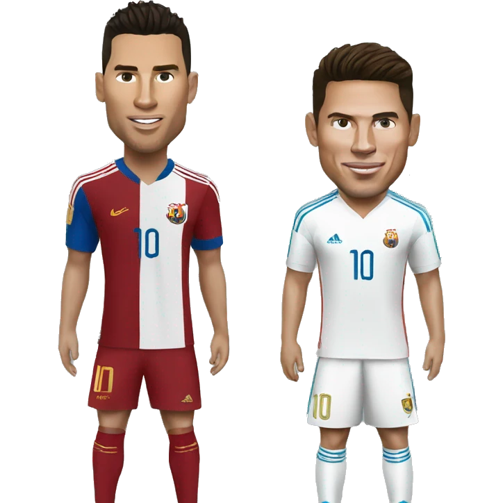 Ronaldo messi emoji