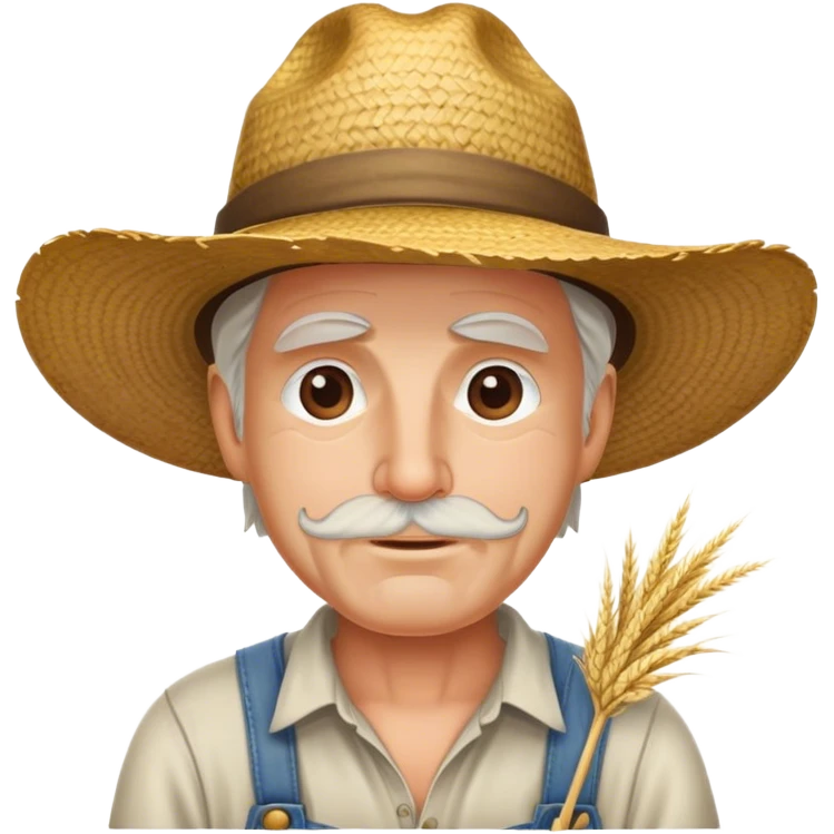 white farmer emoji