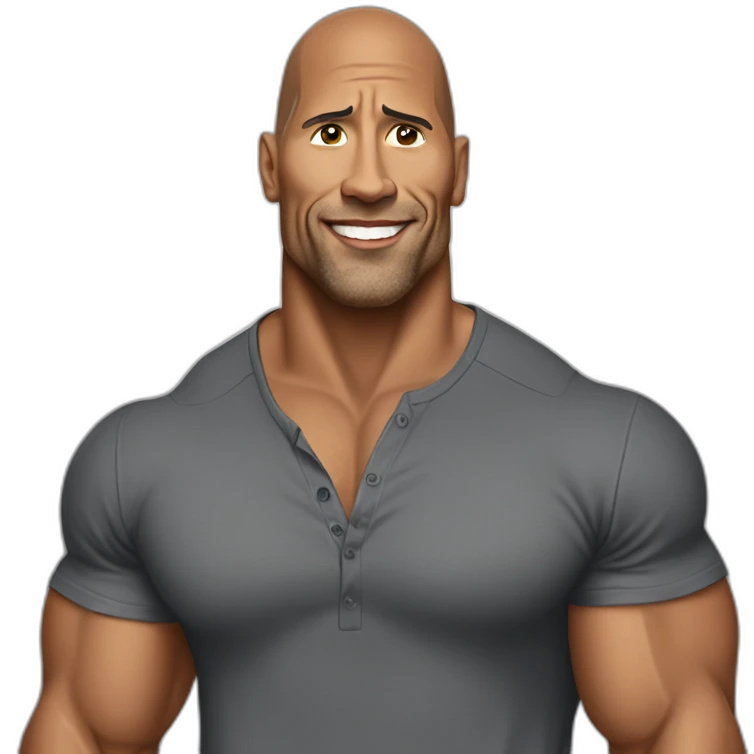 The Rock as a Product manager emoji