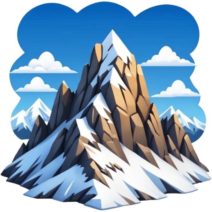 Mountain emoji