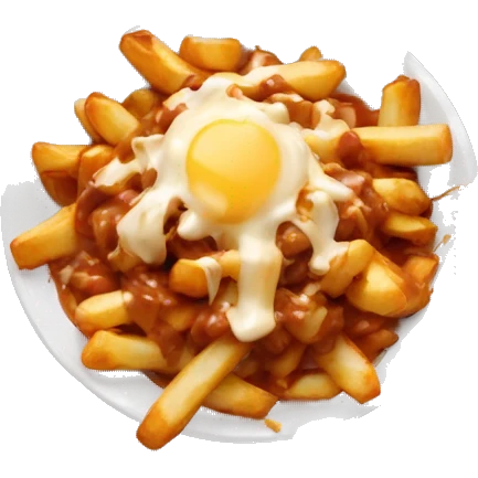 Poutine eat à poutine emoji