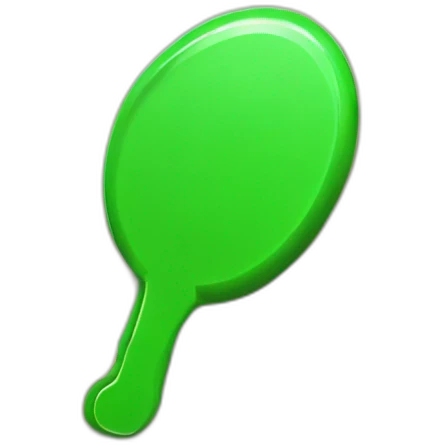 Green play button with scratch emoji