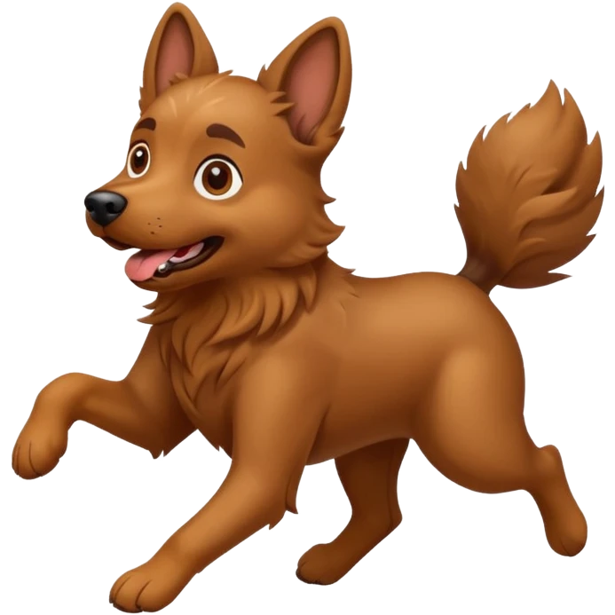 crazy dog running around everywhere emoji