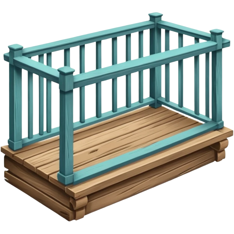 balcony made out of wood emoji