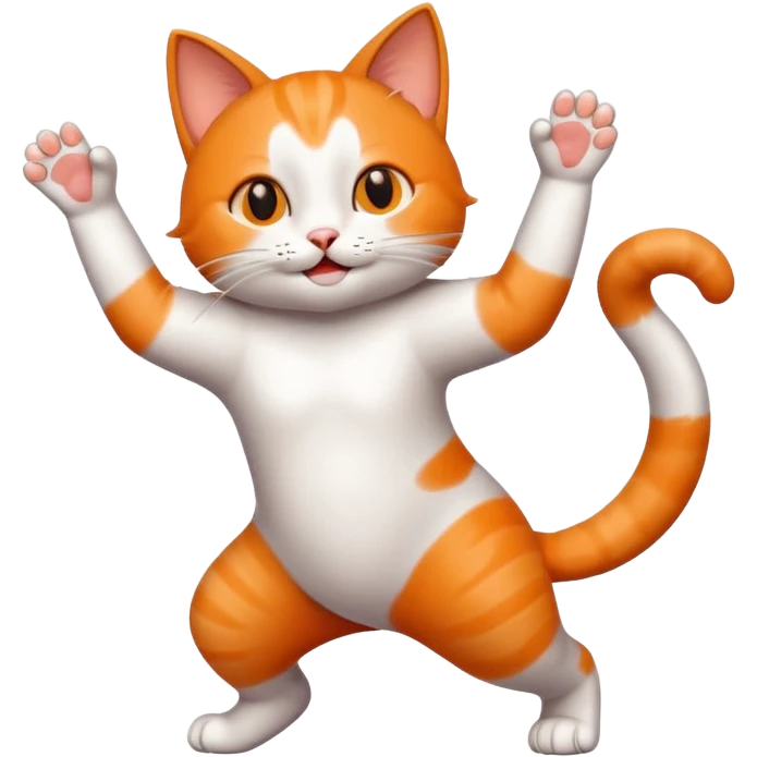 Cat dancing  emoji
