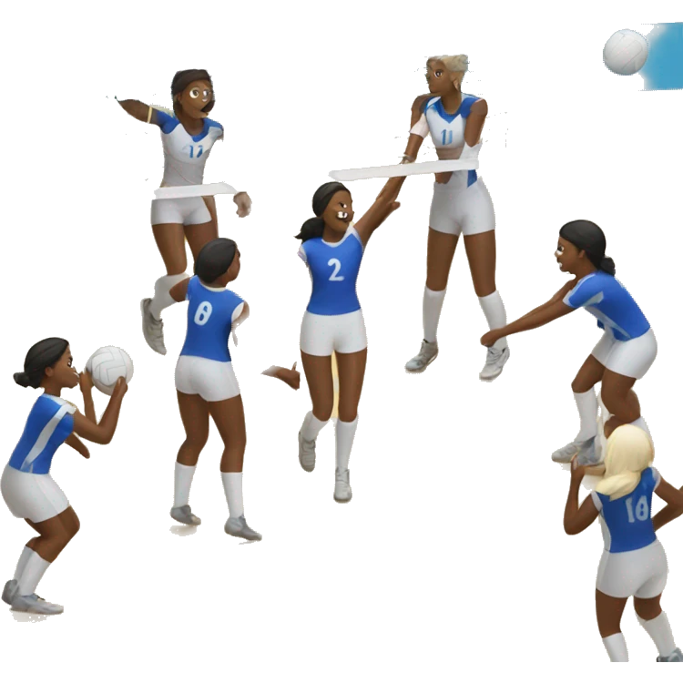 Volleyball game emoji