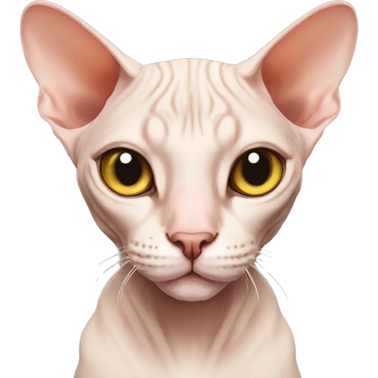 cat sphynx  emoji