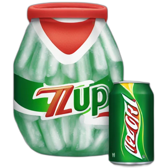 Zemmour boit du 7up emoji