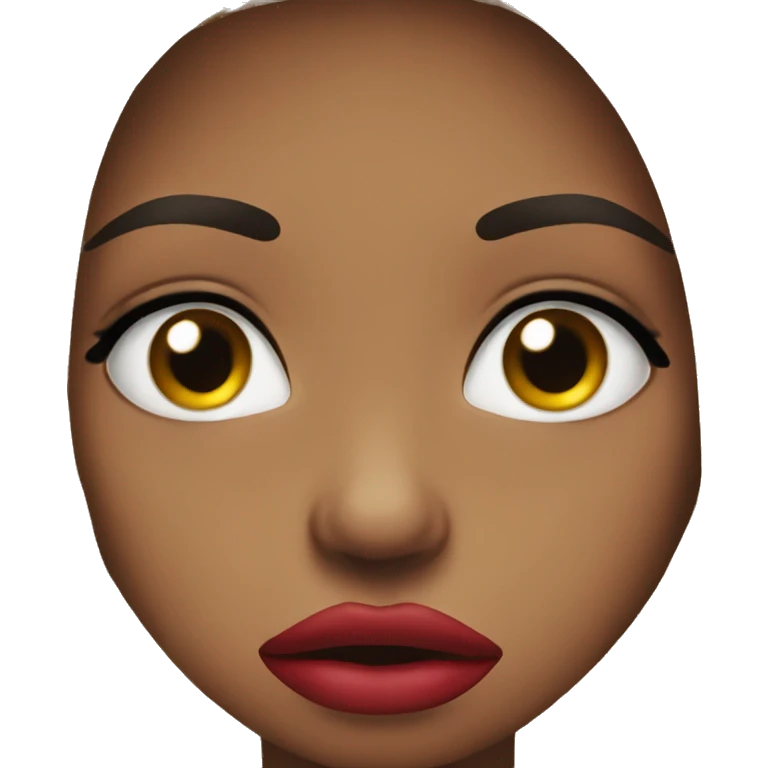 Lip pout sad  emoji