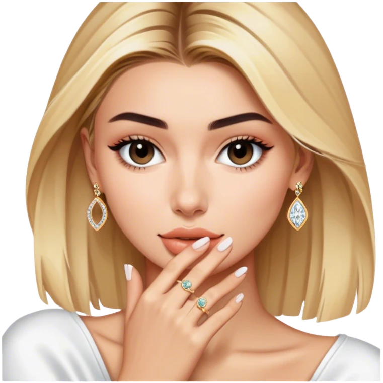 hailey biebers engagement ring best quality  emoji