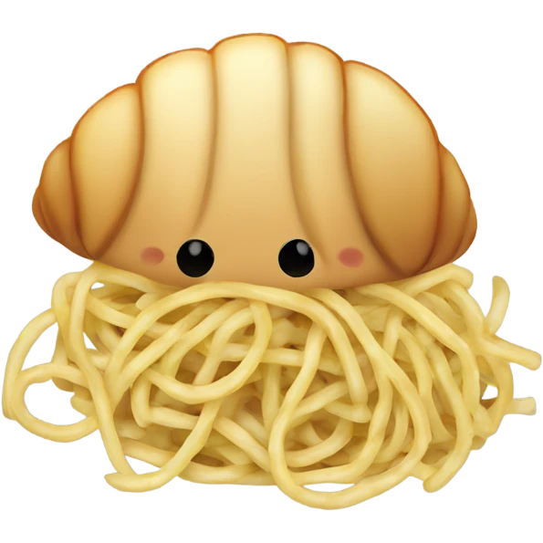 Clams and spaghetti  emoji