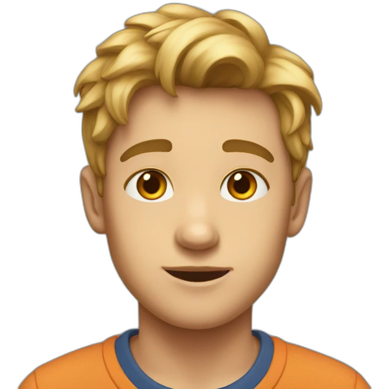 Marks boy emoji